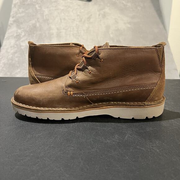Clarks Eastford Mid Mens 9 Brown 15522 Leather Chukka Lace Up Boot main image 9